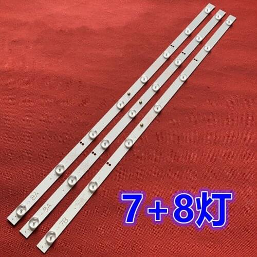 LED backlight strip 8 lamp for Philips 32"TV 32PFL3046/T3 IC-A-HWBC32D216A GC315D07/8-ZC14F-02
