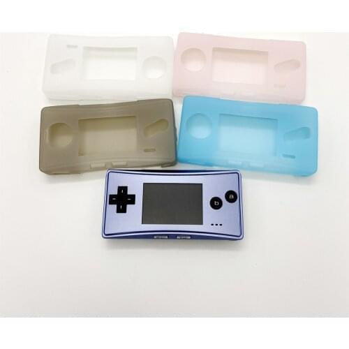 10 pcs a lot Soft TPU Protective Cover For game boy Game Console Transparent Protective Shell For GBM Anti-Scratch Case