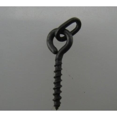 100 x bait Screw with Oval Ring / Bore Rings for Carp Fishing- Carp Terminal End Tackles