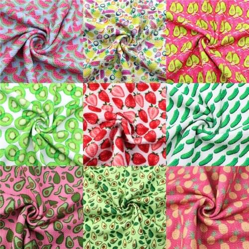 50*145cm Fruit Printed Bullet Textured Liverpool Fabric for Tissue Kid home textile Patchwork Sewing Quilting Material,c18842
