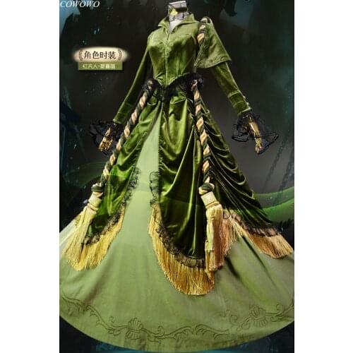 Anime! Identity V Bloody Queen Mary Scarlett New Skin Elegant Dress Uniform Cosplay Costume Halloween Party Role Play Outfit