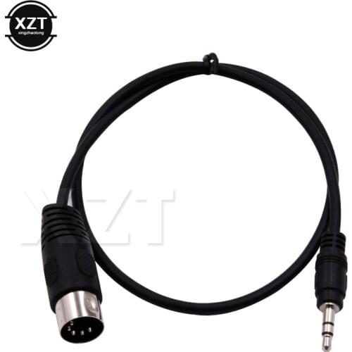 3.5mm Stereo Jack Audio Cable 3.5 mm Aux Male to MIDI Din 5 Pin MIDI Male Female Plug High Quality 0.5/1.5/3m for Microphone MIC