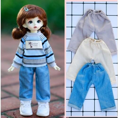 D03-P146 children handmade toy 1/6 BJD.SD Doll Accessories doll clothes Casual wide-leg pants 1pcs