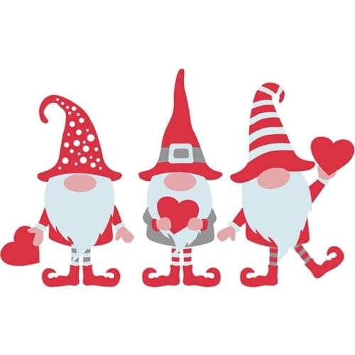 Gnomish Love Embossing DIY Stencil Carbon Steel Mould, Album Paper Card Making Printing Mould for Scrapbooking