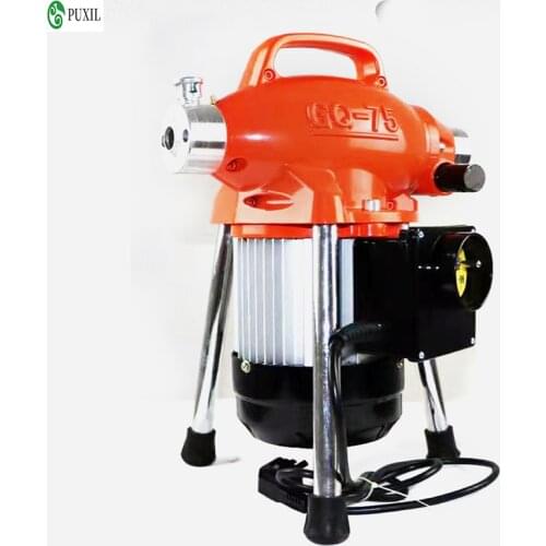 Gq-75 pipe dredging machine professional kitchen toilet unclogging toilet unclogging artefact unclogging sewer special tool
