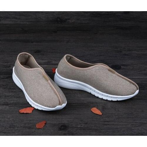 5color blue/gray/yellow linen unisex zen lay meditation sneakers buddhist arhat shaolin monk kung fu wushu shoes
