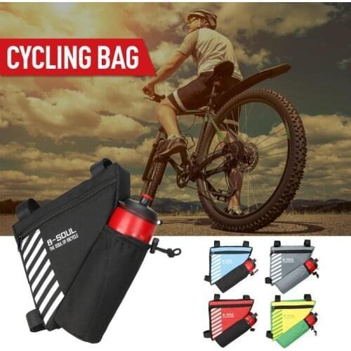 HOT! B-SOUL Bike Bicycle Cycling Bag Waterproof Bike Triangle Bag Quick Unpacking Front Tube Frame Phone Bag Bycicle Accessories