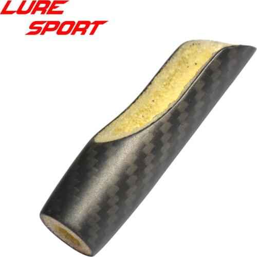 LureSport 2pcs Carbon Grip 3K woven 8cm handle for FUJI VSS Reel Seat Rod Building component Rod Repair DIY blank