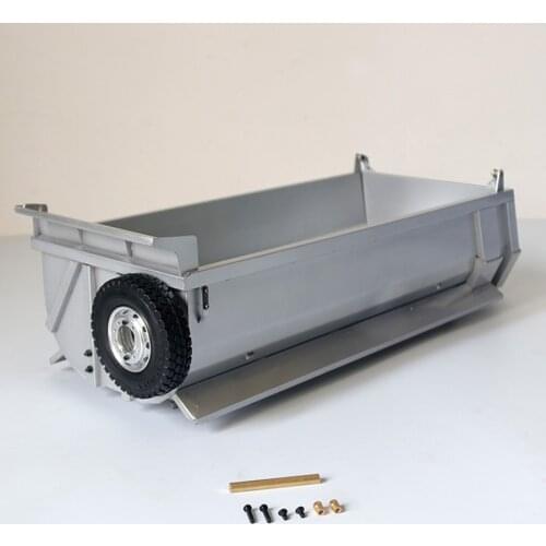 RC Truck Metal Bucket Set Fit For Tamiya 1/14 RC Dump Truck BEENZ 3348 3363 Arocs Remote Control Toys Tractor Trailer