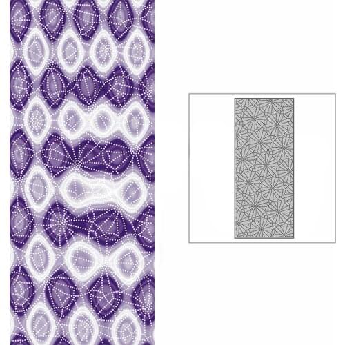 New Slim Connected Flowers Background Plate Craft Embossing Mold 2021 Metal Cutting Dies for DIY Scrapbooking Album Card Making