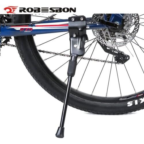 ROBESBON MTB Bicycle Bike Kickstand Parking Racks Bike Support Side Stand Foot Brace 26'' Bicycle Accessories