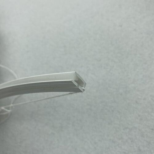 06mm*12mm size,pure silicon frosted neon tube,side view design,used for PCBWidth:8mm;;120° Beam angle