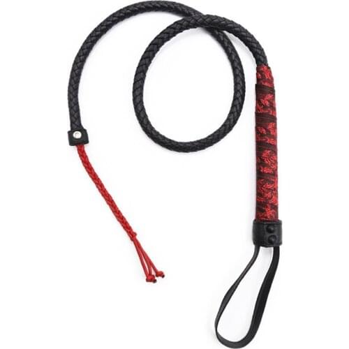 Sex Toys Adults Leather Hand Made Pimp Whip Femdom Racing Riding Crop Party Flogger Queen Whip for Sex bdsm