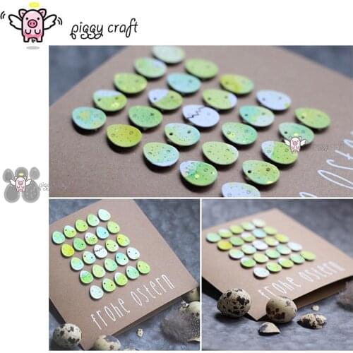 Piggy Craft metal cutting dies cut die mold 5Pcs Egg decoration Scrapbook paper craft knife mould blade punch stencils dies