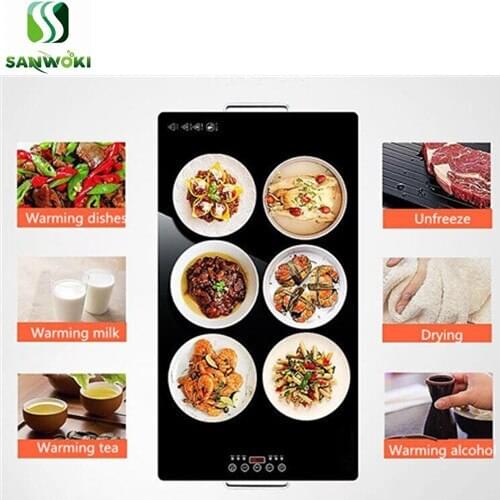 220v Hot Plate Food Warmer smart food insulation board food heating thermostatic multifunction warm dish board insulation table
