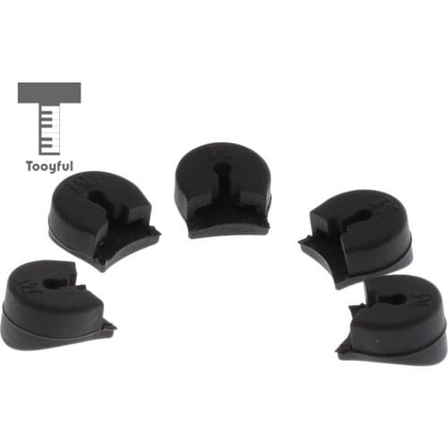 Tooyful Pack of 5 Rubber Clarinet Perform Practice Thumb Rest Cushion Protector Woodwind Instrument Parts
