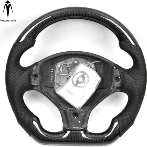 Alcantara led carbon fiber racing wheel convertible customize Universal auto steering wheel for Peugeot 12-15 year 308