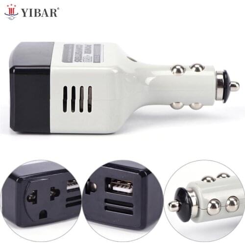 High Quality Auto Charger Adapter DC 12V To AC Converter 220V Mobile Charger Power With USB