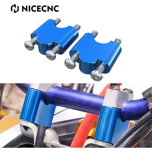 1 Pair ATV Handlebar Raised Extend Handle Bar Clamp Mount Riser For Yamaha Raptor 700 2013-2020 Raptor 700R 2016-2020 Aluminum