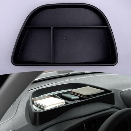 Black Car Console Dashboard Storage Box Holder Tray ABS Fit For Jeep Renegade 2015 2016 2017 2018 2019 2020 ABS