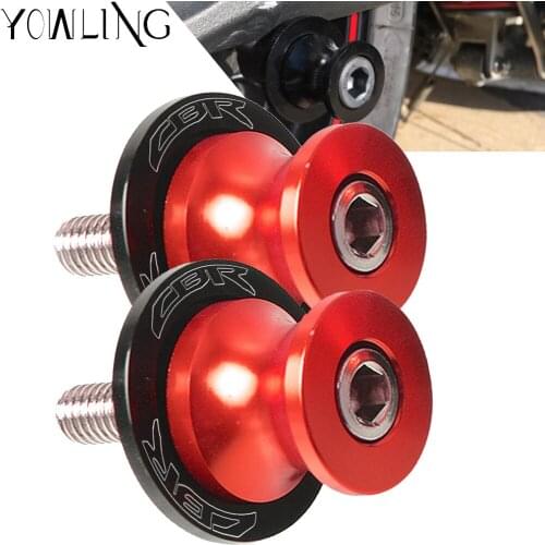 For Honda CBR125R CBR150R CBR250R CBR300R 600RR CB300R CB1000R CB1000 Motorcycle accessories Swingarm Spools slider stand screws