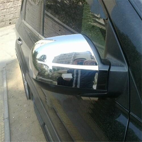 For HYUNDAI TUCSON 2005 2006 2007 2008 2005 2006 2007 2008 ABS Chrome DOOR SIDE WING MIRROR CHROME COVER REAR VIEW