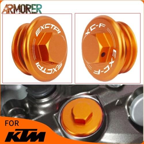 For KTM 250 350 450 500 EXC-F 500EXC-F Six days 150 250 300 EXC TPI Engine Oil Filler Plug Cap Cover Motorcycle Accessories