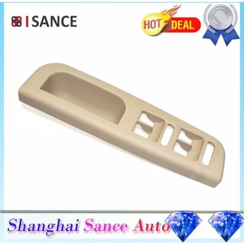 ISANCE Beige Master Window Switch Control Panel Bezel Trim Cover 3B1 867 171 E, 3B1867171E For VW Jetta Golf Bora MK4 Passat B5