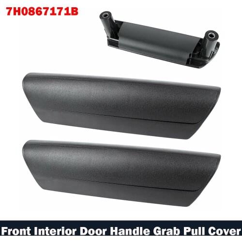 Door Handle Cover Mount Front Black Left Right Interior 7H0867179B 7H0867180 For VW T5 V From 2003 Car Accessories