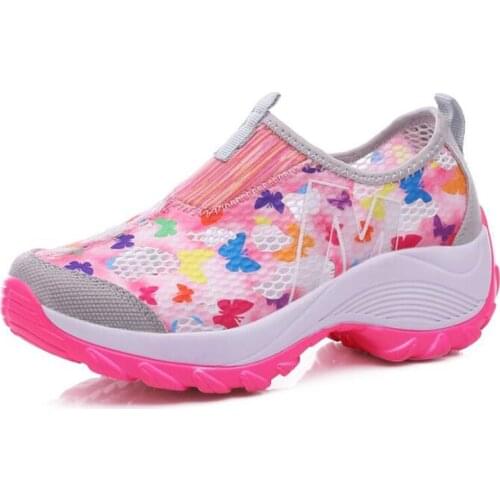 Sneakers women spring autumn casual lace-up platform shoes woman wedge comfortable women shoes lady sport shoes high increase