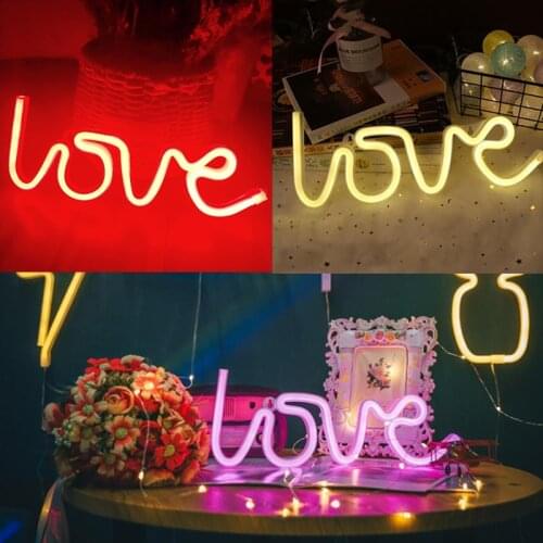 Neon light LOVE Creative Wedding Decoration Battery USB Multifunctional Modeling Light LED Festival Decoration Night Light