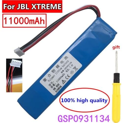 New Original Real 11000mAh GSP0931134 Battery For JBL XTREME Xtreme Speaker Batteries High Quality