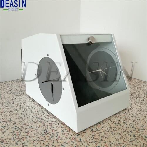 Good quality Dental Grinding Polishing Box Lapping Protector Sandblasting Dust-proof Case Dental Sandblaster Dust Collector