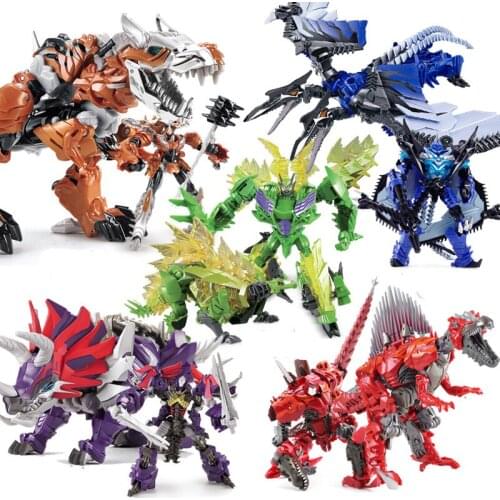 Suitable for new collection of five kinds of abnormal dinosaurs over 6 years old W8063A die-casting/ABS version of Tyrannosaurus
