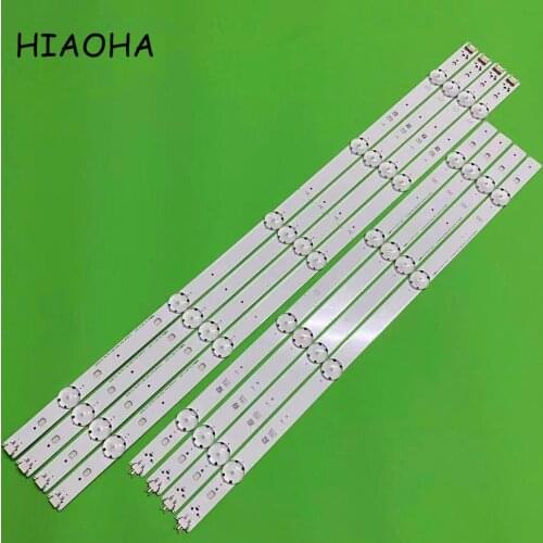 Original 8pcs/Lot(5+4) LED Backlight Strip For LG Innotek Direct 49inch FHD A/B TV 49LX300C NC490DUE 49UH610A 49UH6100 49lf5100