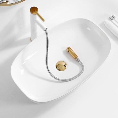 Yi porcelain platform basin simple wash basin toilet ceramic household wash basin balcony wash art wash basin hand basin