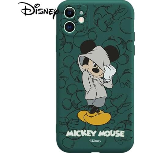 Disney Mickey Mouse for IPhone 7/8P/X/XR/XS/XSMAX/11/12Pro/12mini Personalized Silicone Anti-fall Soft Shell