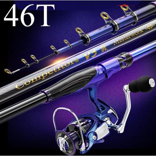 HZ Competitors V3 Geegan Fast Rock Fishing Rod 46T Carbonfiber Korea Rings Superhard Superlight 3.6m 3.9m 4.5m 5.3m 6.3m No Reel