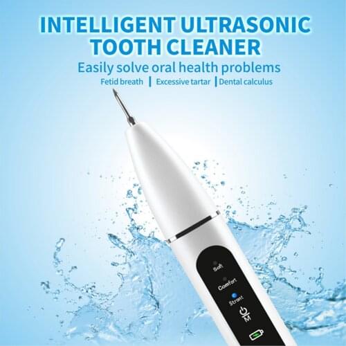 Ultrasonic Tooth Cleaner Portable Tooth Cleaner Adult Oral Care Remove Tartar Teeth Whitening Electric Tooth Scaler