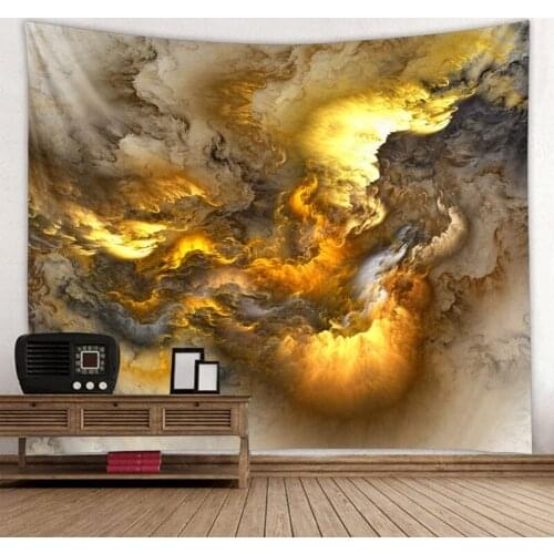 Trippy Galaxy Colored Nebula Wall Hanging Tapestry Psychedlic Carpet Nature Starry Sky Scenery Dreamy Background Dorm Home Decor