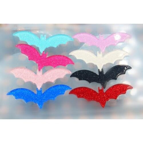 10pcs/lot flat back resin bat DIY resin cabochons accessories about25mm