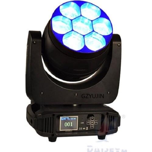 4pcs/lot LED Bee Eye Wash Moving Head Light 7 x 40w ROYLITE