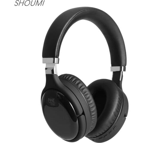 Wireless Headphones ANC Bluetooth Headset Noise Cancelling Wireless & Wired Headphone with Mic Earphone Deep Bass Hifi Earpiece