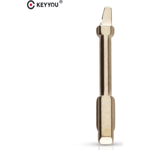 KEYYOU NO.91 Key Blade Blank Remote Key Blade For Ford Brass Material Flip Remote Car Key Blade Replacement 91