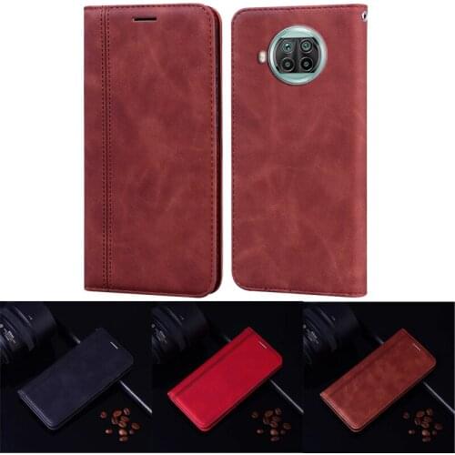 Case For Xiaomi Mi 10T Lite Pro чехол Telefone Leather Flip Stand Cover Wallet Case For Xiaomi 10T 5G Funda Magnetic Protector