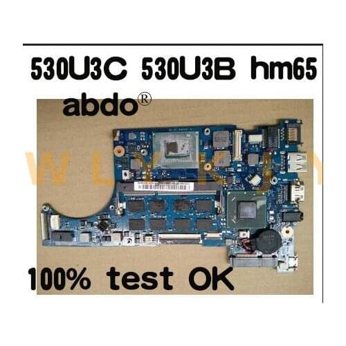 For Samsung 530U3C 530u3b notebook PC motherboard CPU Pentium 4G HM65 100% Test OK