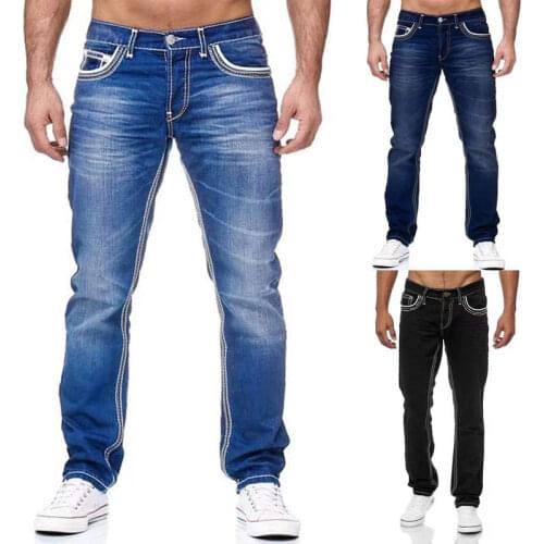 HONGYOUHANYAN Mens Fashion Jeans