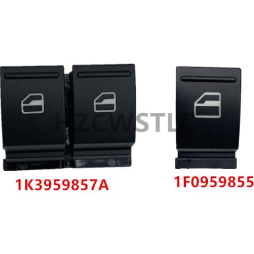 Free Shipping Window Switch Control Button 1K3959857A 1F0959855 For VW Caddy 2K Jetta EOS Golf MK5 Passat B6 Polo 6R Touran SEAT