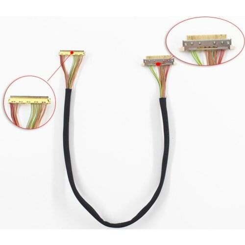 LVDS LCD Panel cable support 40 pin ipex connector 6 bit lcd screen for DN2800MT D2700MT DH61AG DQ77KB PC motherboard