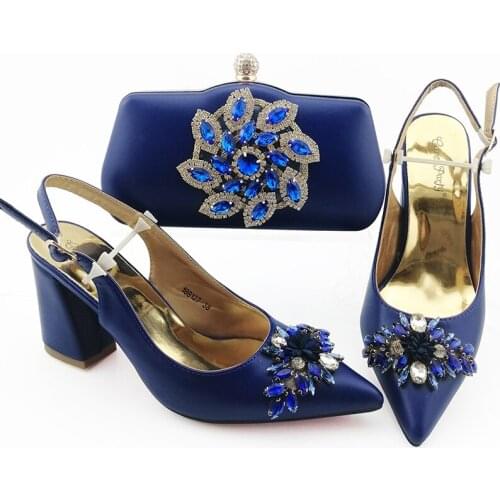 Fashion italian shoes with matching bags 9CM african shoes and bags matching set for party italian shoes and bags set 18B127